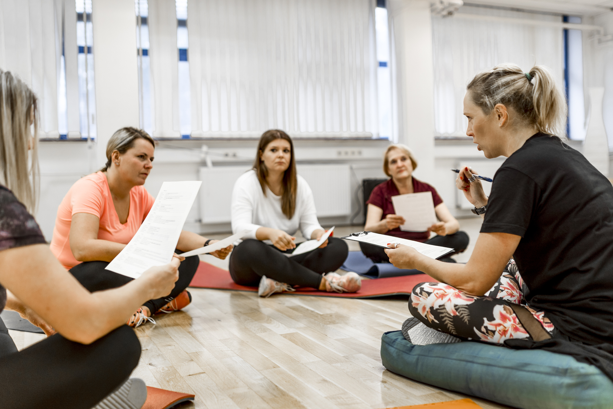 Women talking about healthy life