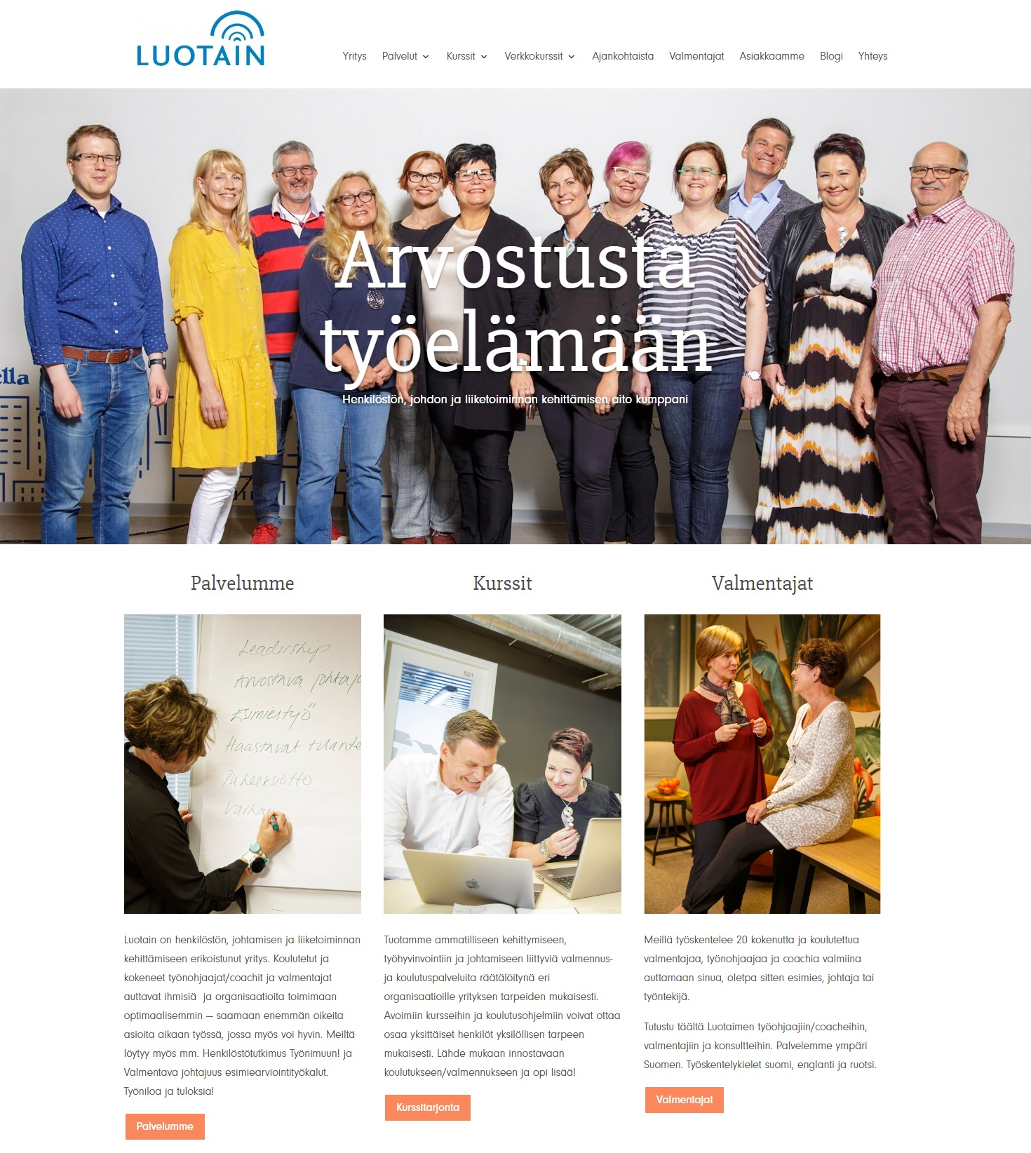 UUTTA! Uudet nettisivumme ovat valmistuneet